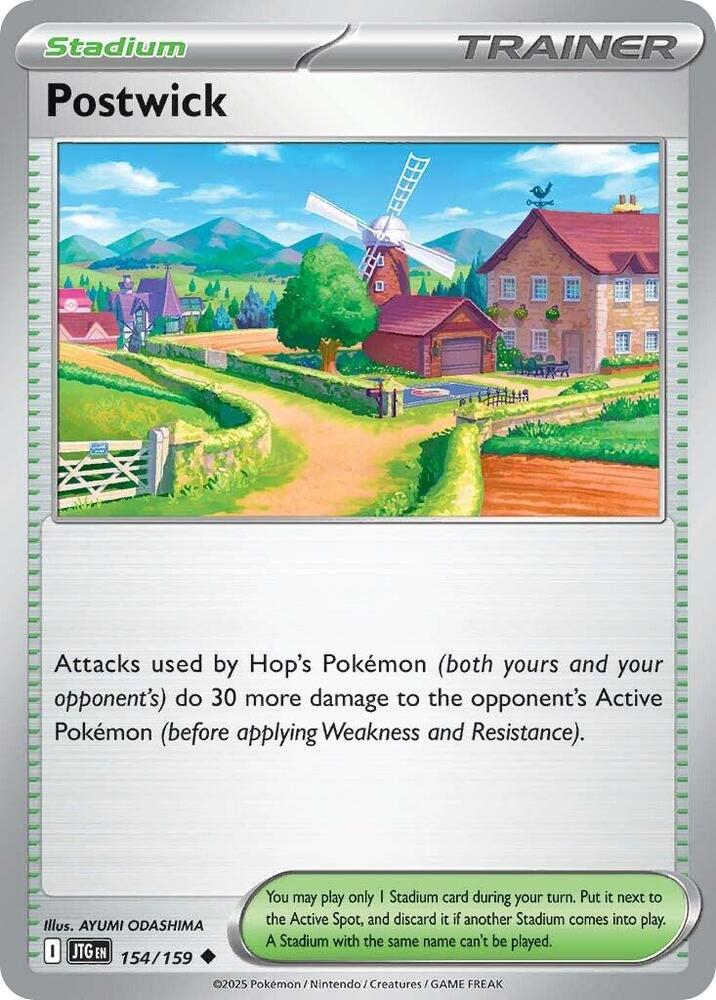 #154 Postwick 154/159 Uncommon