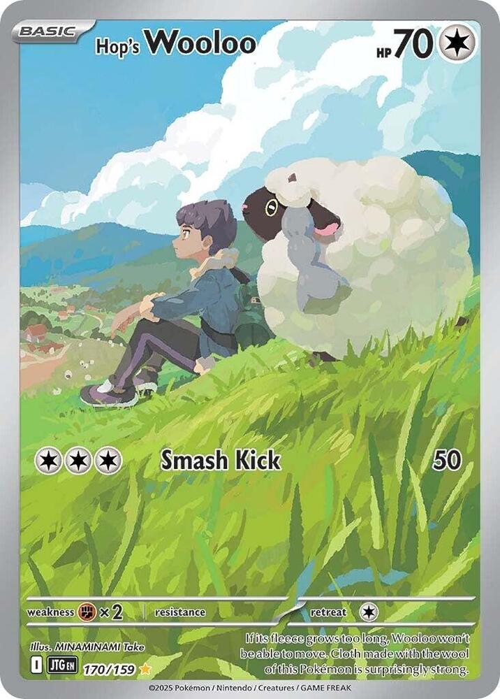 #170 Hop's Wooloo 170/159 Illustration Rare