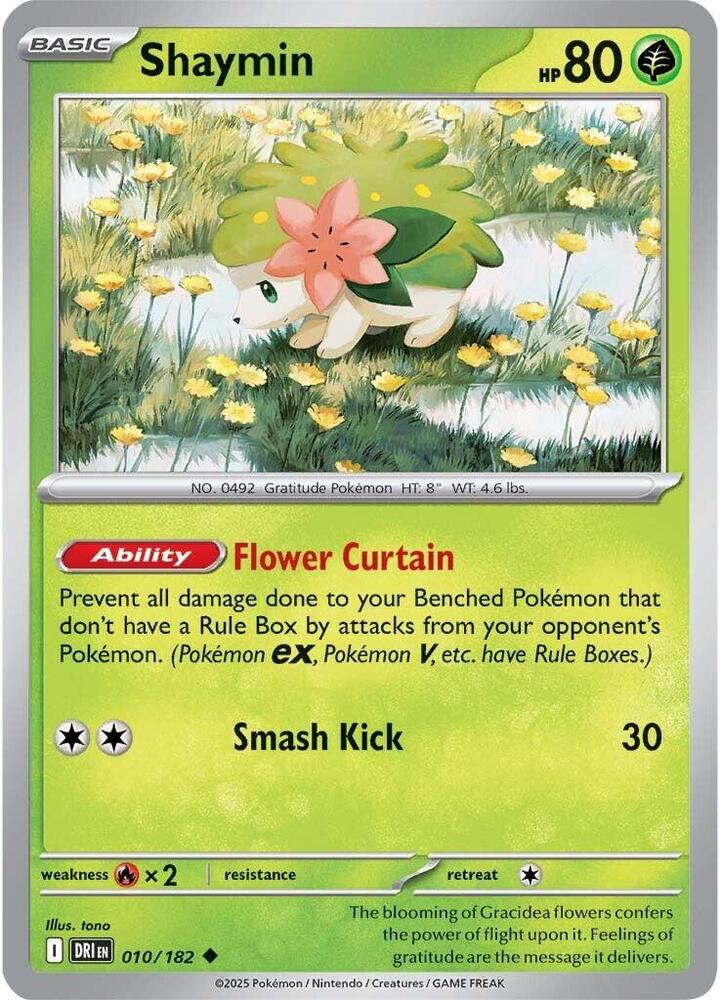 #010 Shaymin 010/182 Uncommon