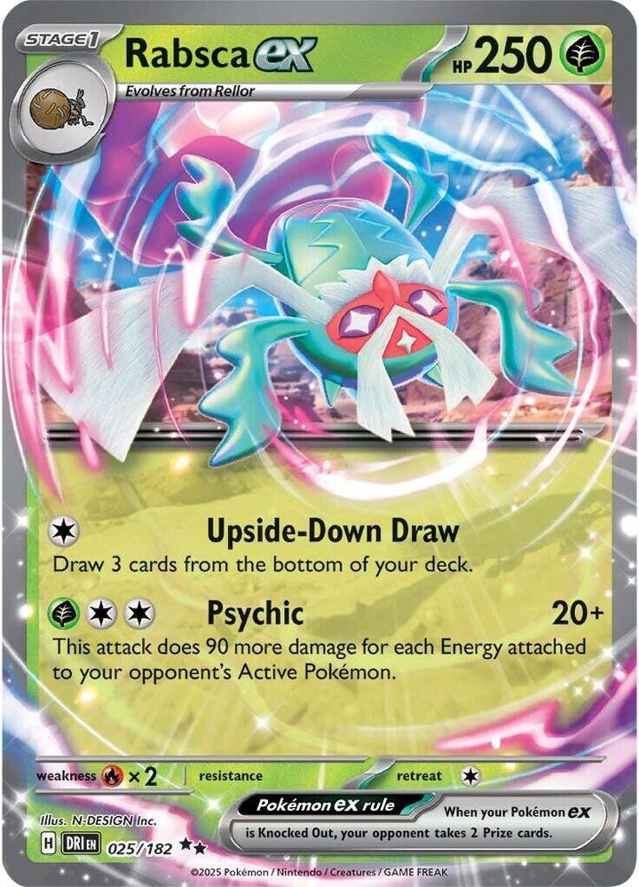 #025 Rabsca EX 025/182 Double Rare