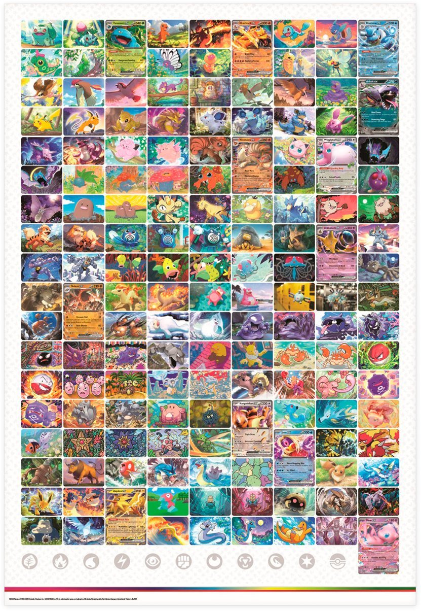 Pokémon SV3.5 Scarlet & Violet—151 Poster Collection