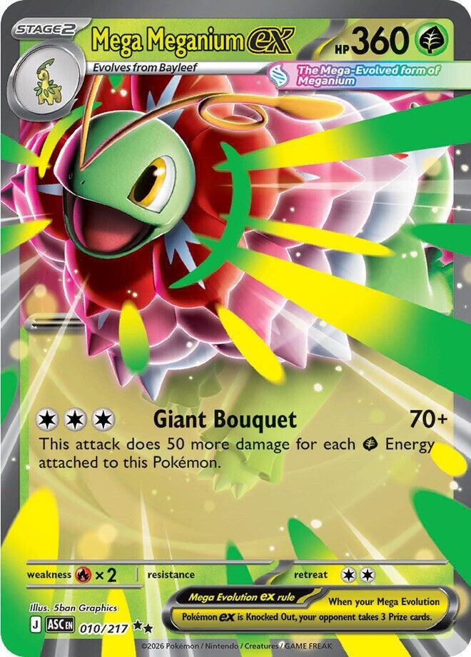 #010 Mega Meganium EX 010/217 Double Rare