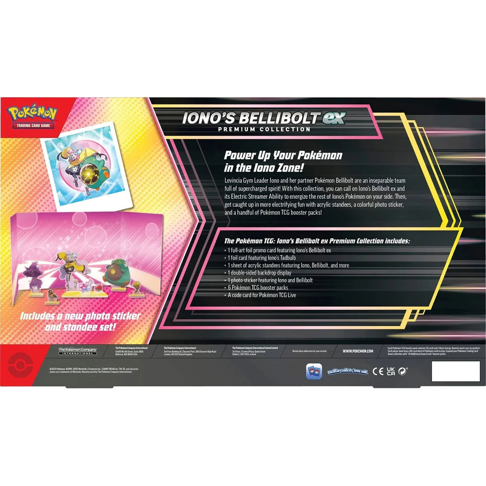 Pokemon Iono's bellibolt ex Premium Collection