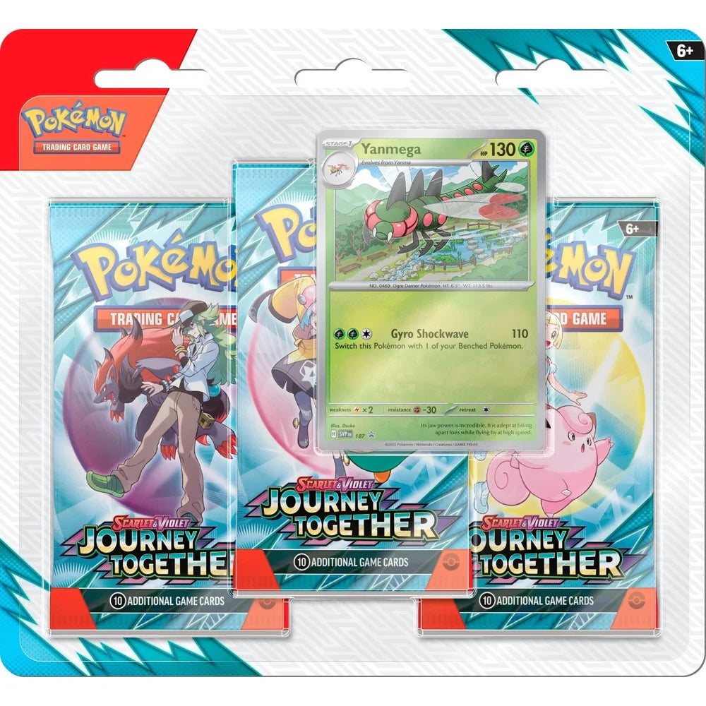 Pokémon SV9 Journey Together 3 Pack Blister Yanmega