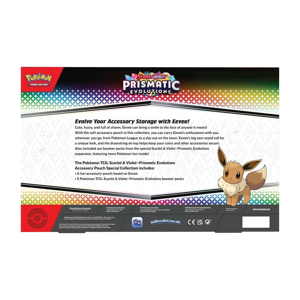 (Max 2 pr kunde) Prismatic Evolutions Accessory Pouch Special Collection