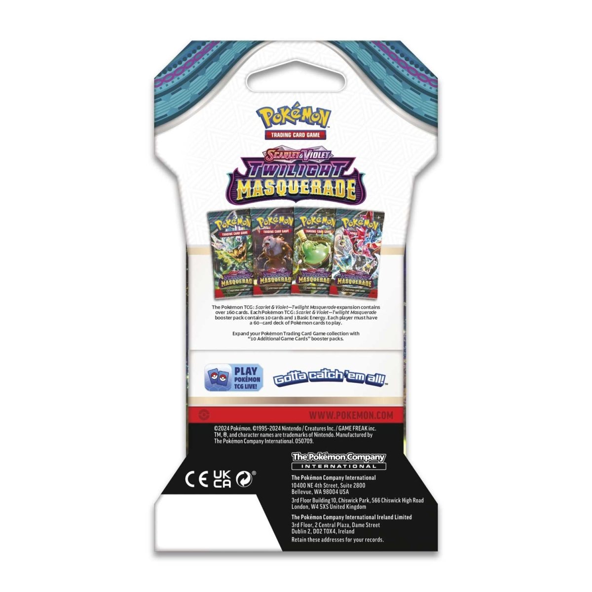 Pokémon SV6 Twilight Masquerade Sleeved Booster Pakke