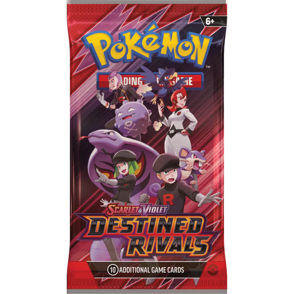 (Max 10 pr kunde) Pokémon TCG: SV10 Destined Rivals Booster pakke