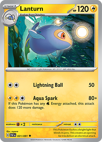 #021 Lanturn 021/091 Uncommon