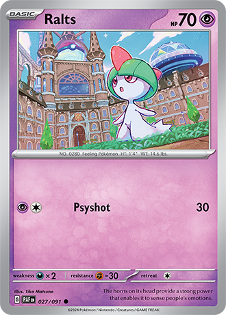 #027 Ralts 027/091 Common