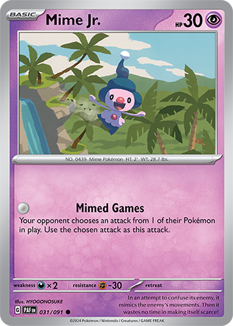 #031 Mime Jr. 031/091 Common