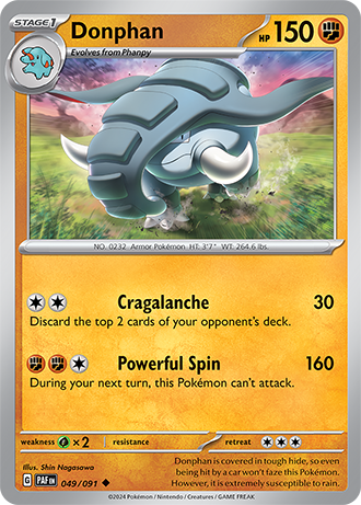 #049 Donphan 049/091 Uncommon