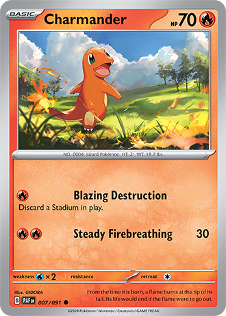 #007 Charmander 007/091 Common