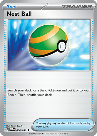 #084 Nest Ball 084/091 Uncommon
