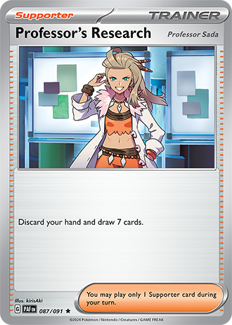 #087 Professor's Research 087/091 Rare Holo