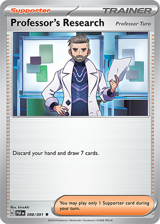 #088 Professor's Research 088/091 Rare Holo