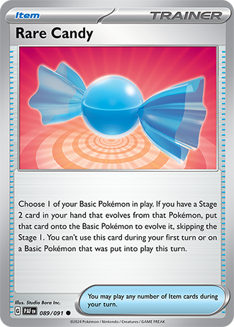 #089 Rare Candy 089/091 Common