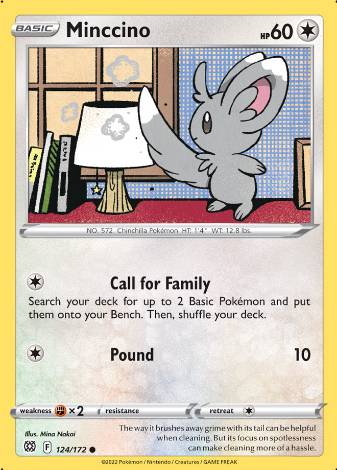 #124 Minccino 124/172 Common