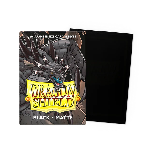 Dragon Shield Black - Matte Sleeves