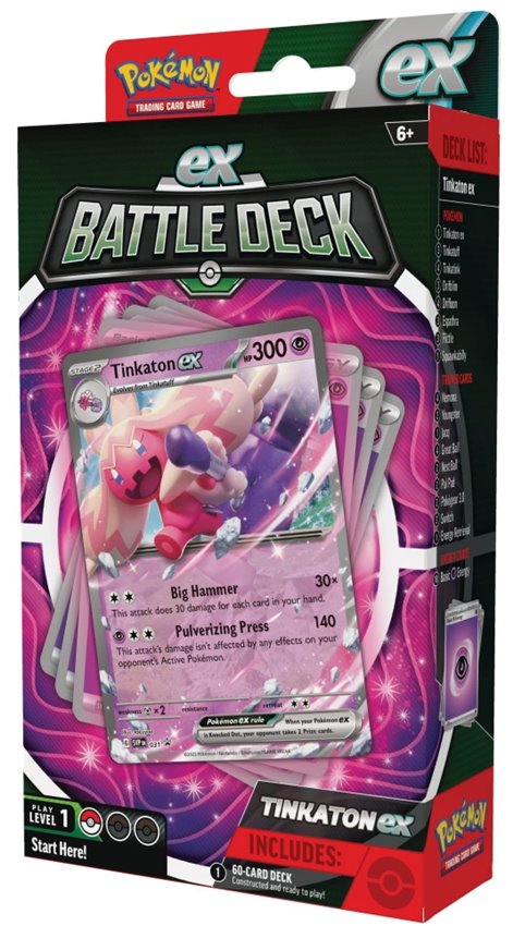 Pokemon Battle Deck Tinkaton Ex