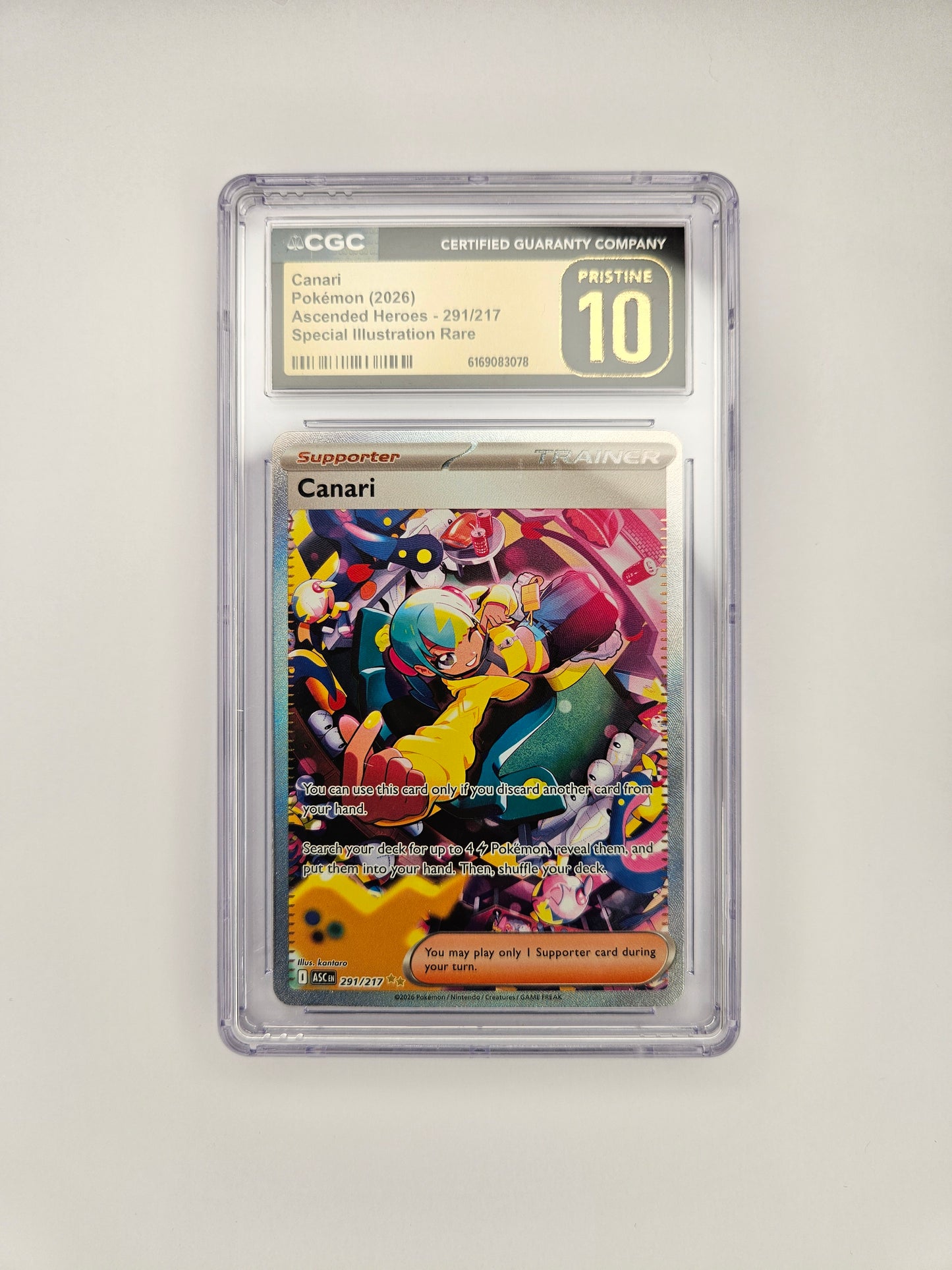 CGC Pristine 10 Canari 291/217
