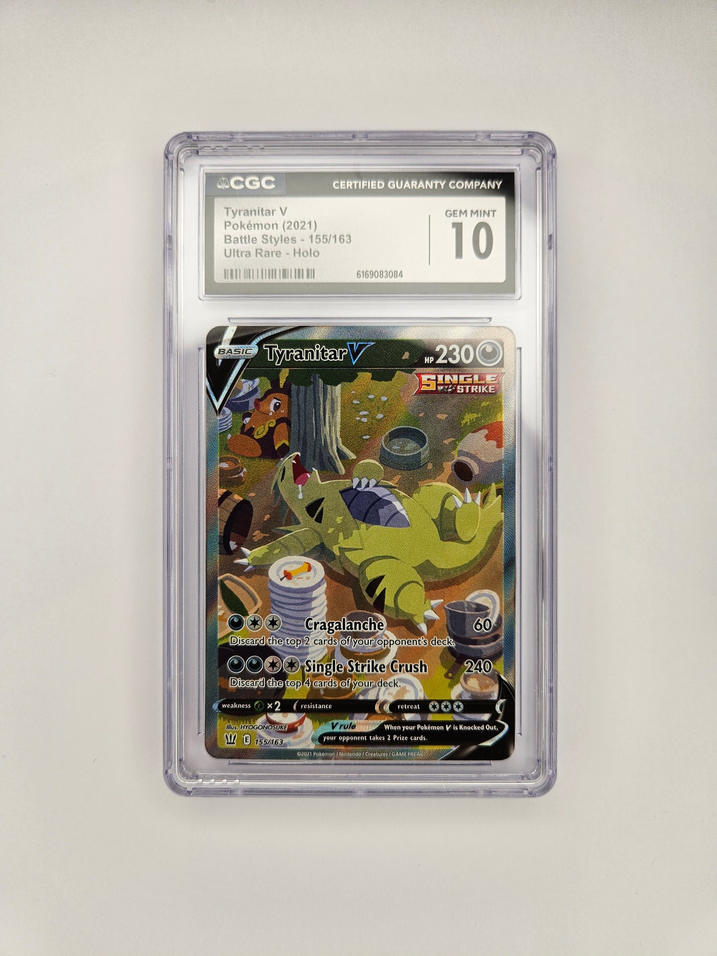 CGC 10 Tyranitar V 155/163