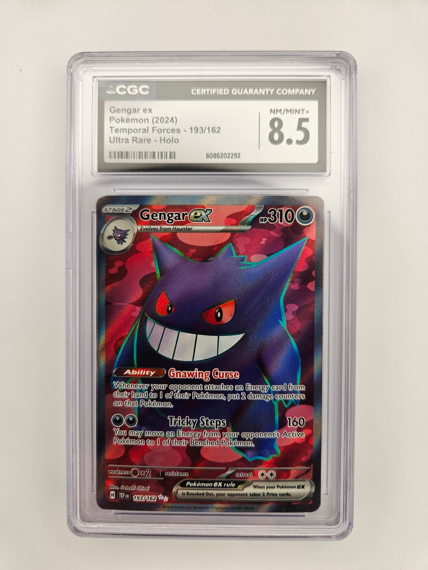 CGC 8.5 Gengar EX 193/162