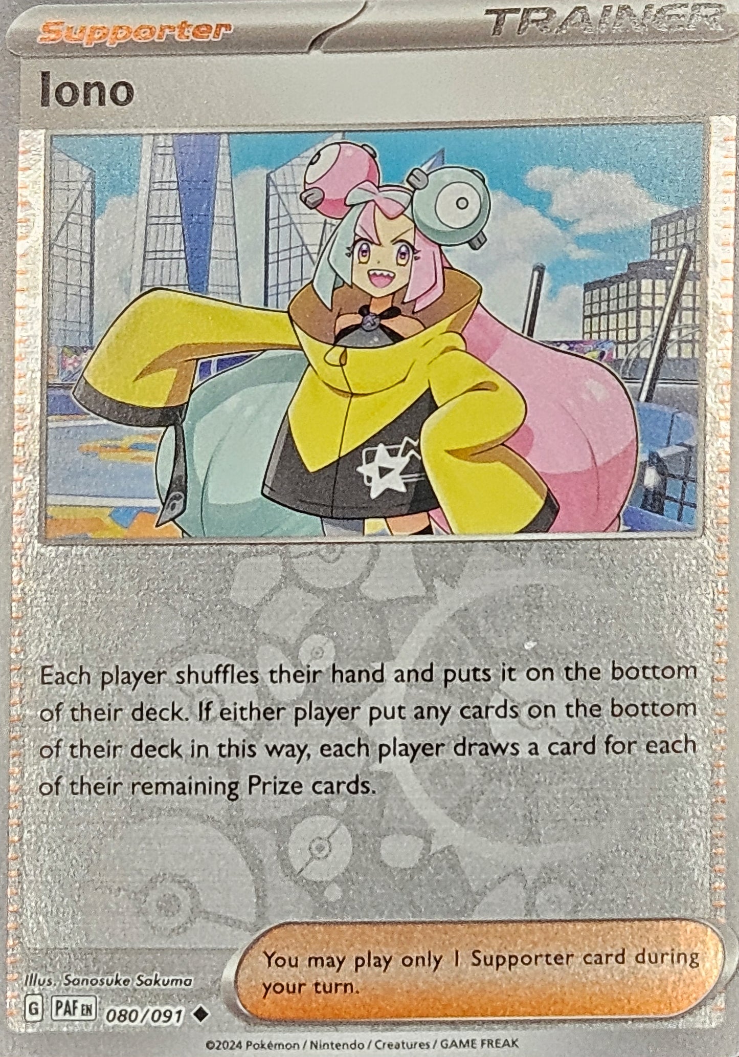 #080 Iono 080/091 Uncommon Reverse Holo