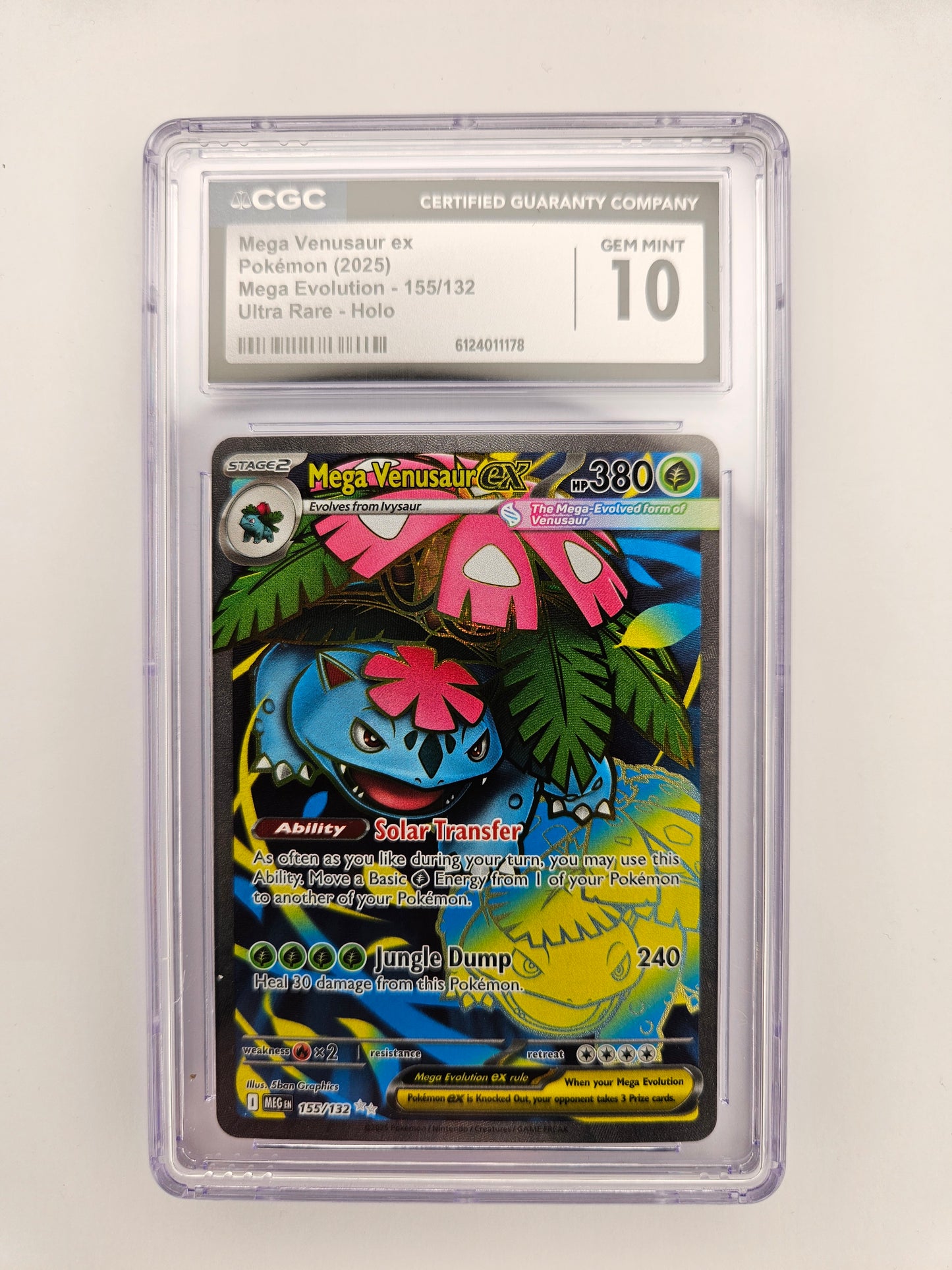 CGC 10 Mega Venusaur EX 155/132