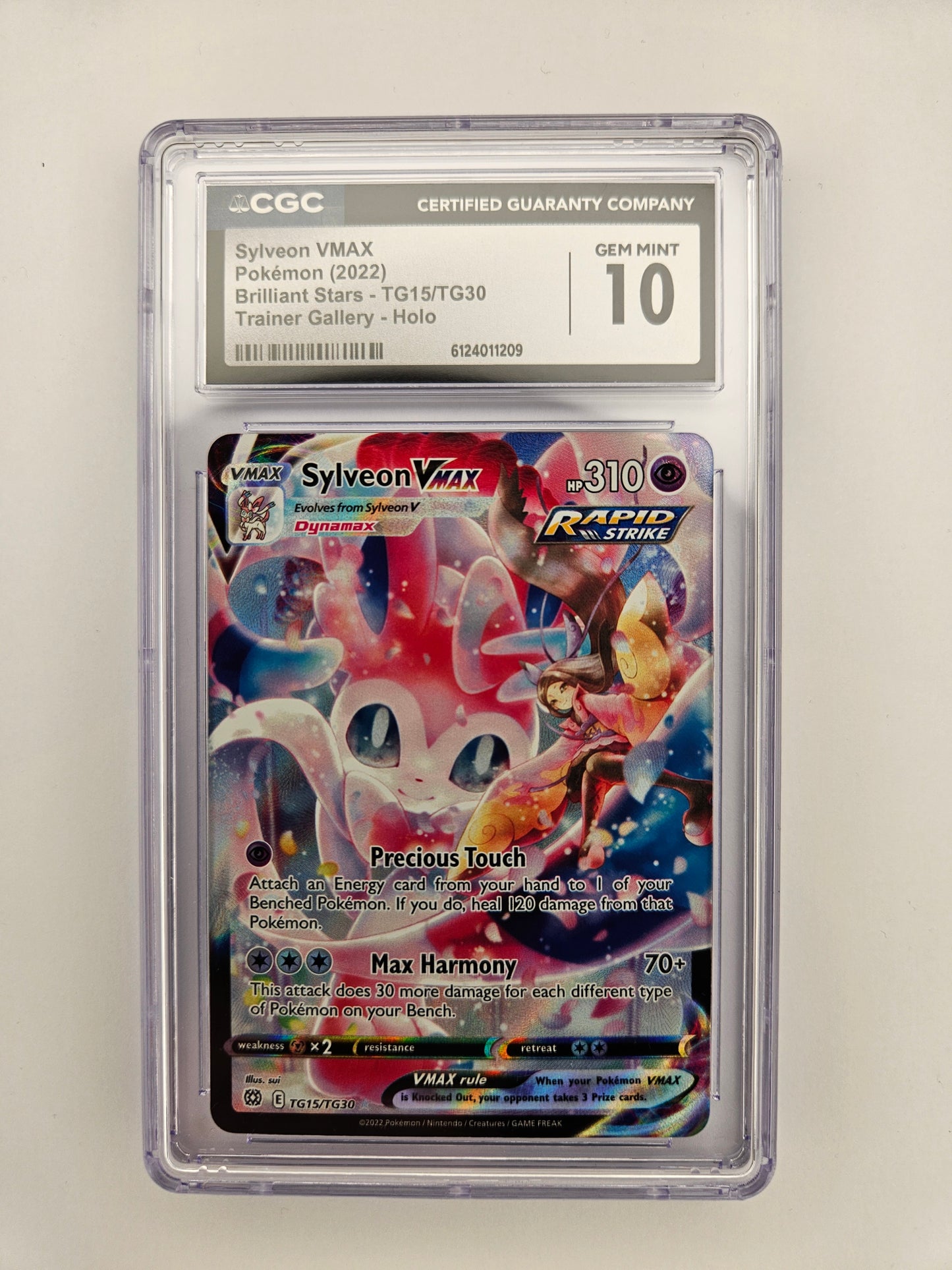 CGC 10 Sylveon Vmax TG15/TG30