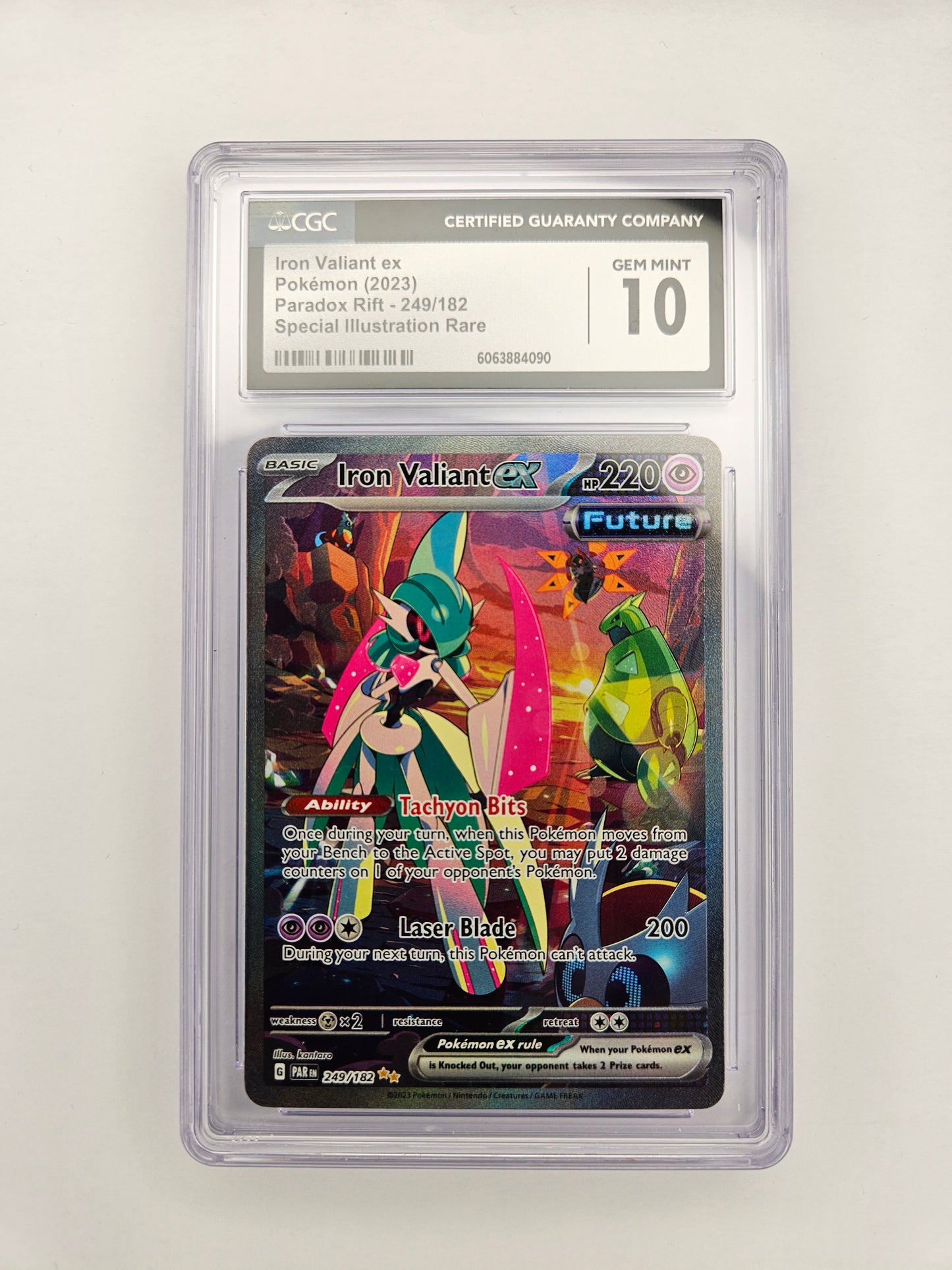 CGC 10 Iron Valiant EX 249/182