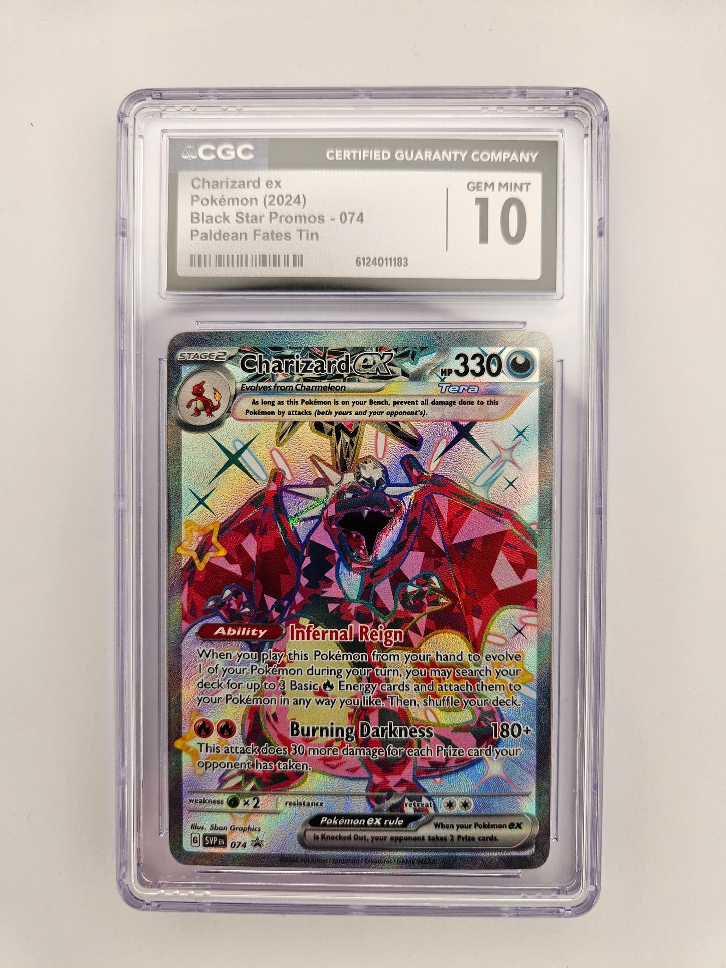 CGC 10 Charizard EX 074 Promo (2)