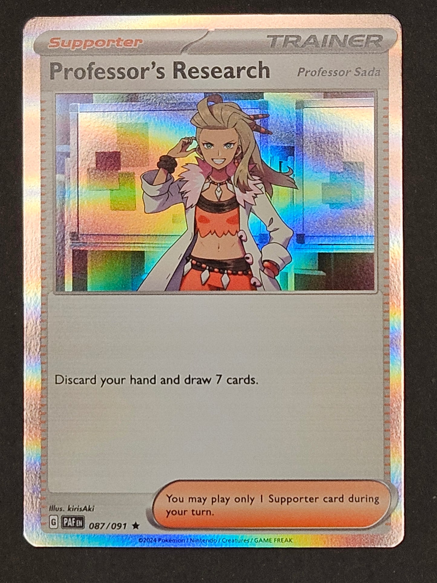#087 Professor's Research 087/091 Rare Holo