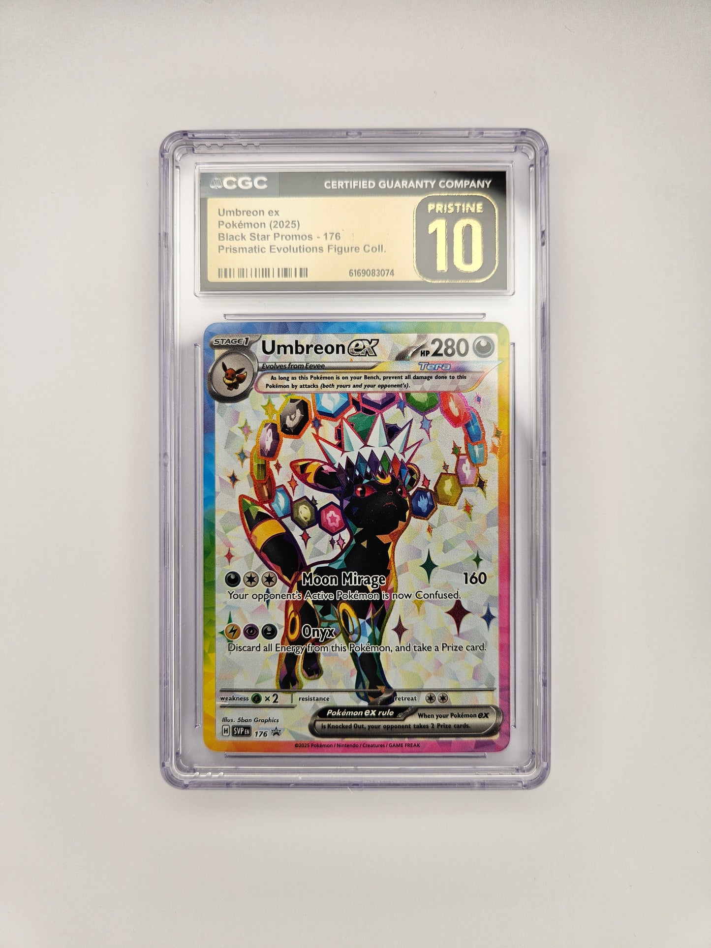 CGC Pristine 10 Umbreon EX SV 176 (2)