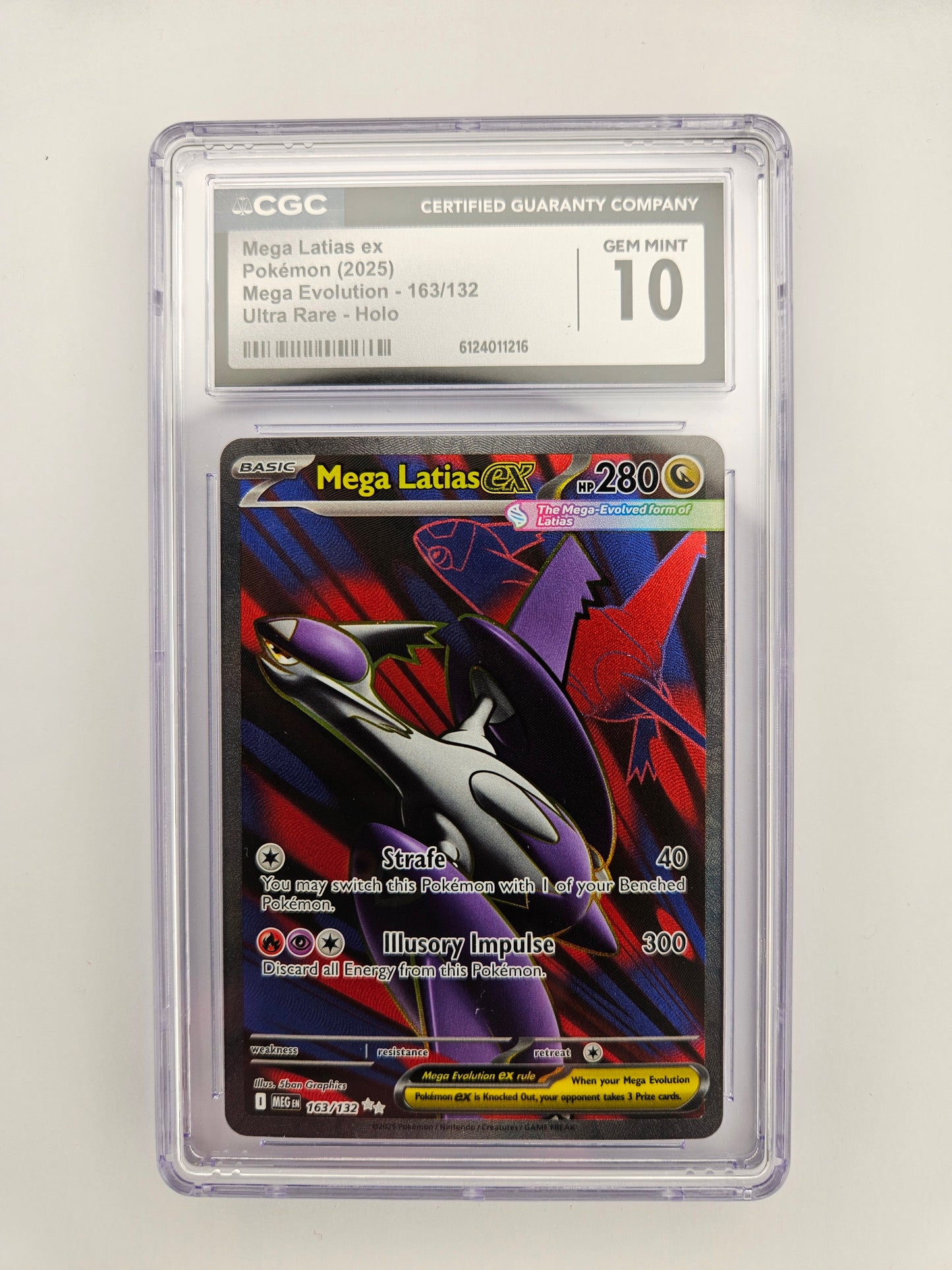 CGC 10 Mega Latias EX 163/132