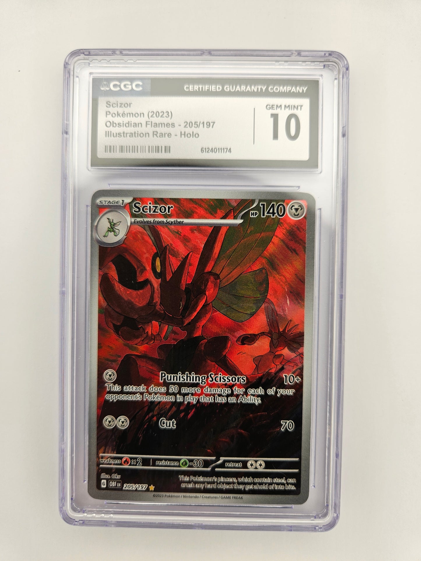 CGC 10 Scizor 205/197