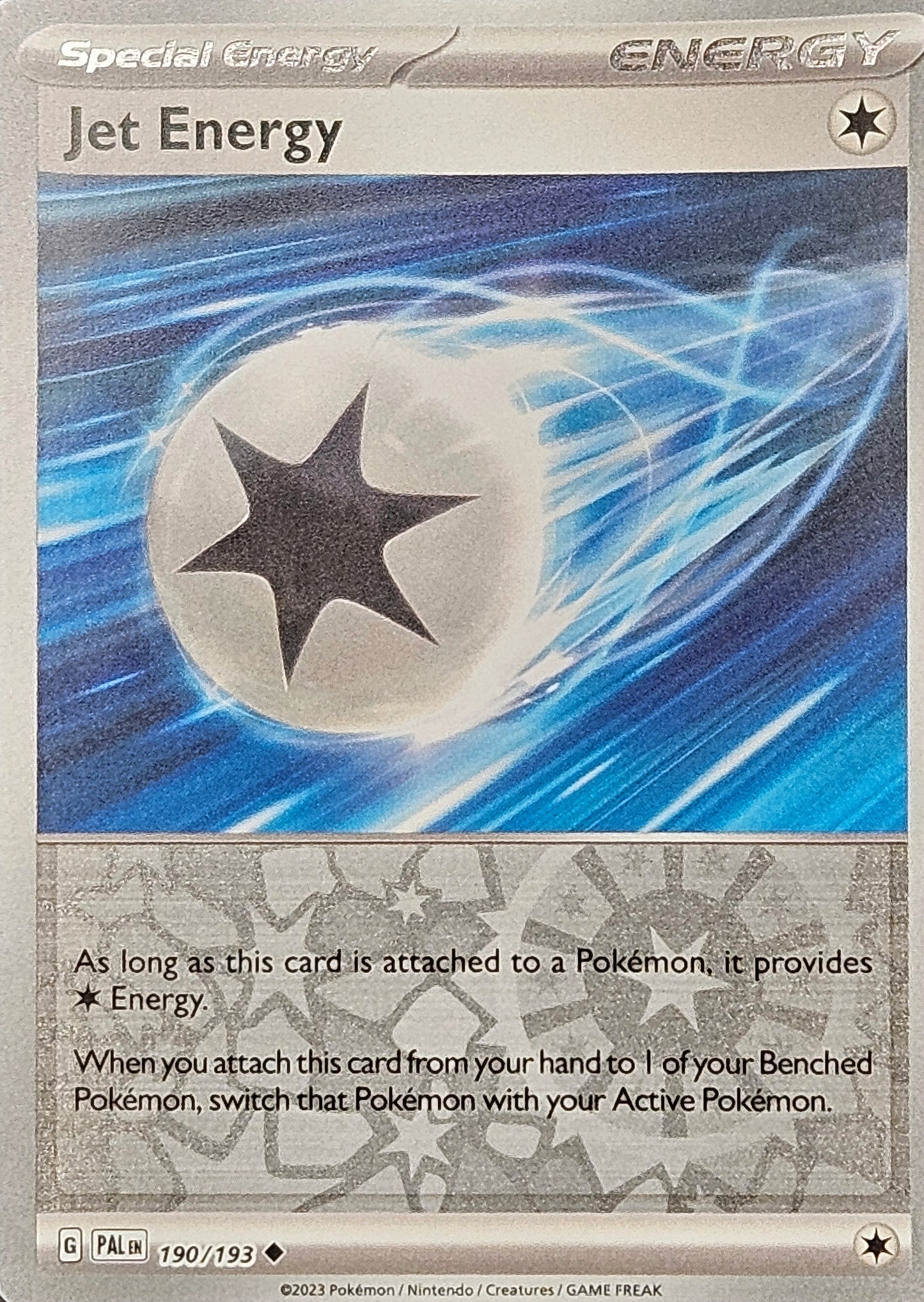 #190 Jet Energy 190/193 Uncommon Reverse Holo