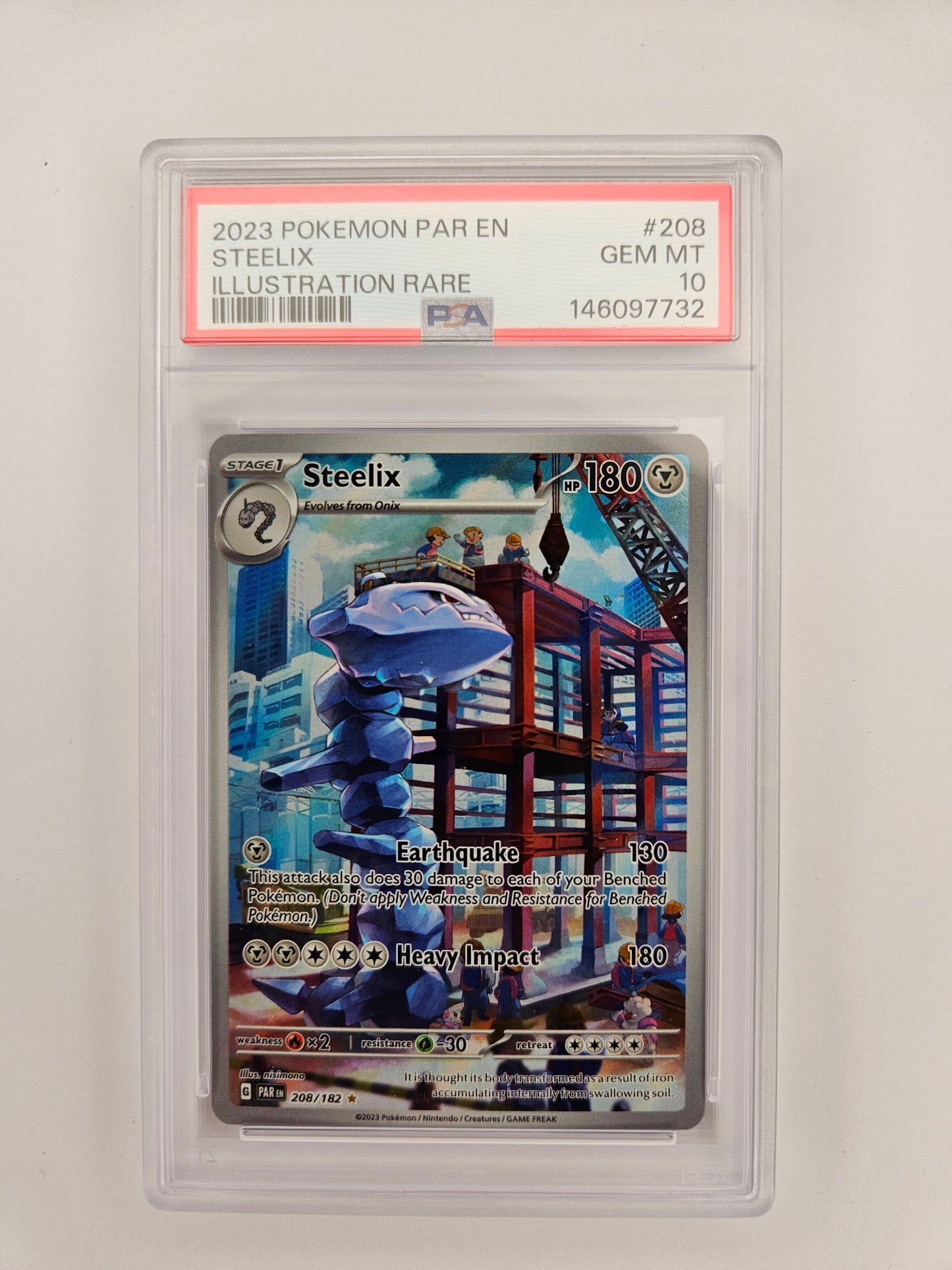 PSA 10 Steelix 208/182