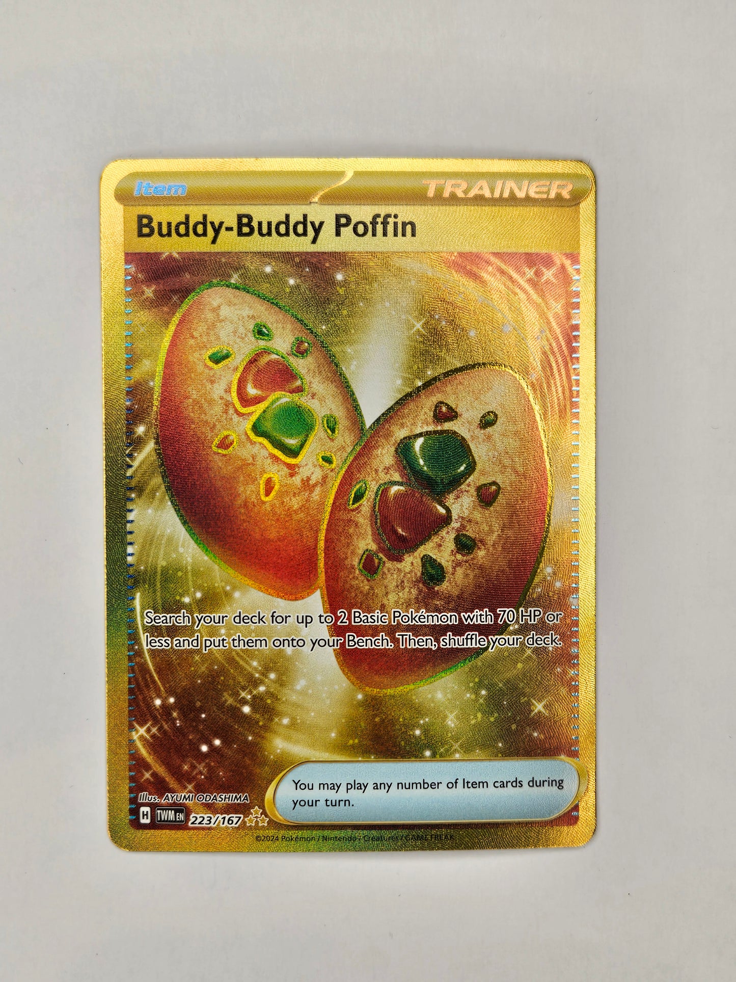 #223 Buddy-Buddy Poffin 223/167 Hyper Rare Gold