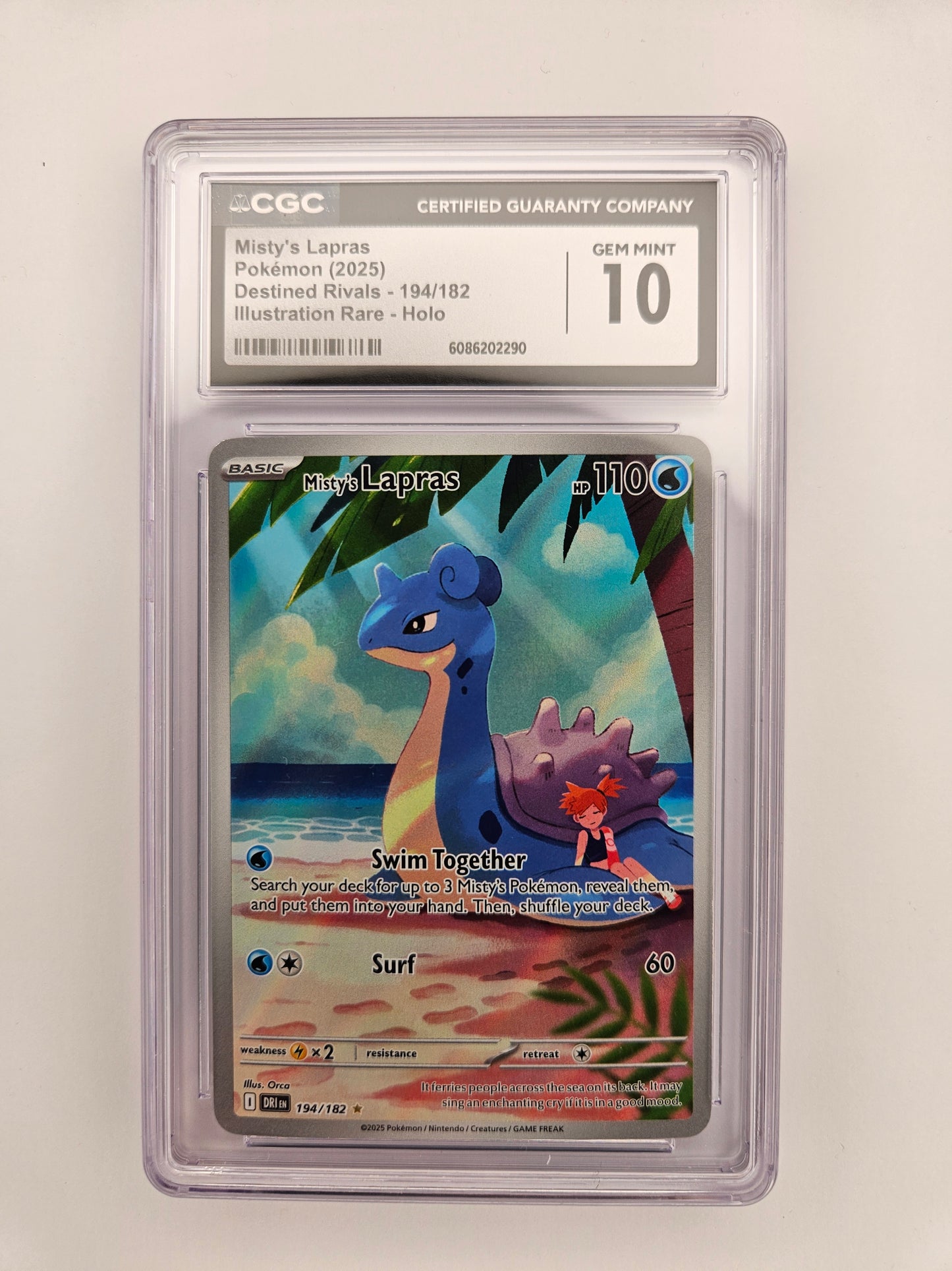 CGC 10 Misty's Lapras 194/182