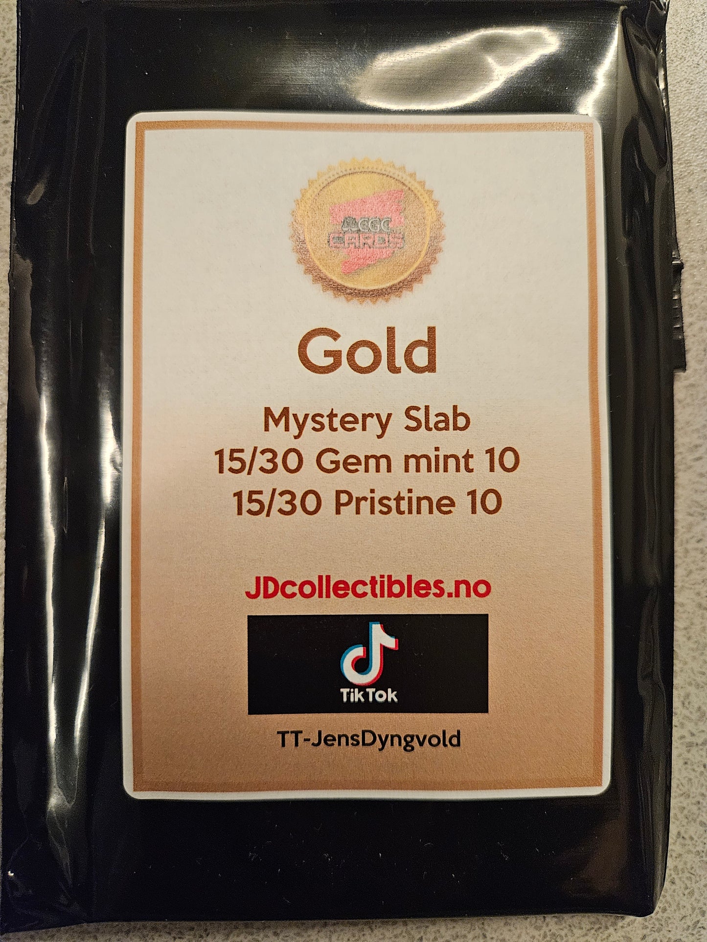 Gold mystery slab