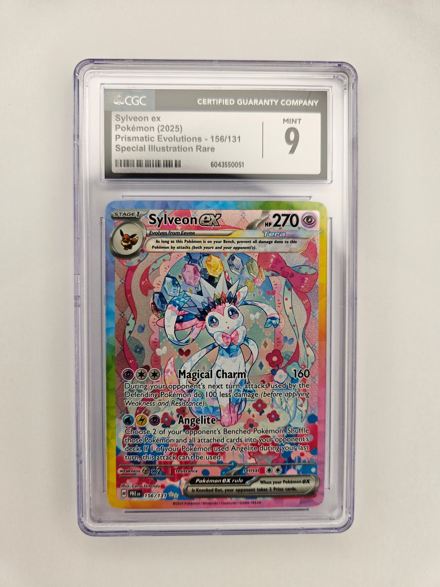 CGC 9 Sylveon EX 156/131