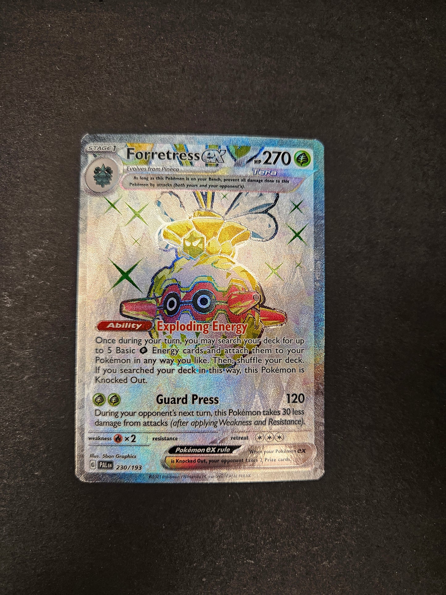 #230 Forretress EX 230/193 Ultra Rare
