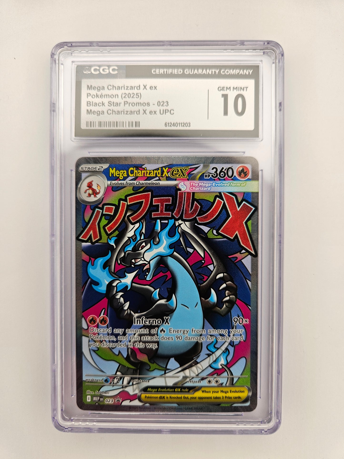 CGC 10 Mega Charizard X EX 023 Promo