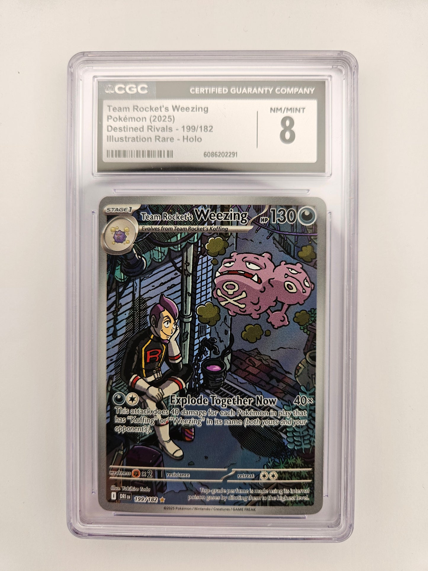 CGC 8 Team Rocket's Weezing 199/182