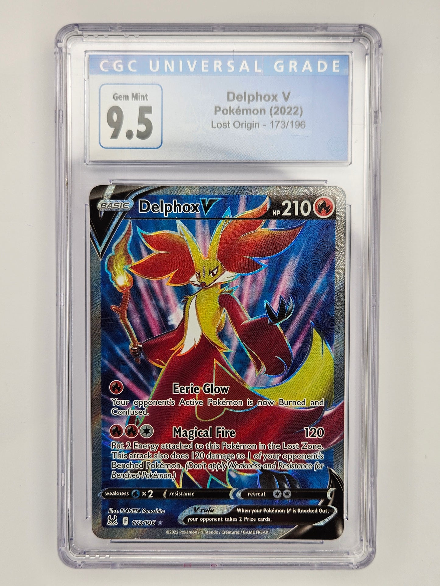CGC 9.5 Delphox V 173/196