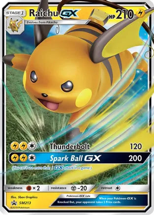 SM213 Raichu GX Promo