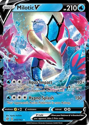 #043 Milotic V 043/192 Ultra Rare