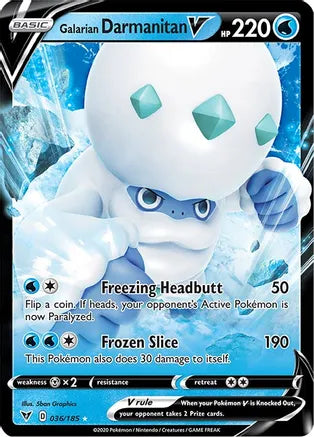 #036 Galarian Darmanitan V 036/185 Ultra Rare