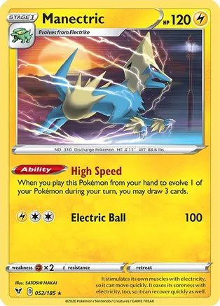 #052 Manectric 052/185 Rare