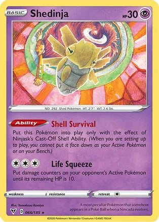 #066 Shedinja 066/185 Rare